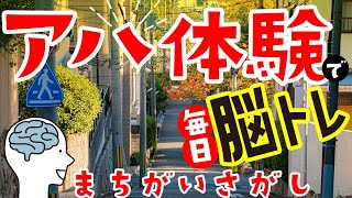 【脳トレ クイズ】写真が変わるまちがいさがし【アハ体験】No.9 道路