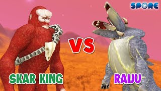 Skar King vs Raiju | MonsterVerse vs Pacific Rim [S1E6] | SPORE