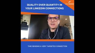 Quality over quantity in your LinkedIn connections. TEASER Ep. 347