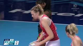 Netball Melbourne 2016 England vs  Malawi   Fast5 Netball 3rd 4th Playoff