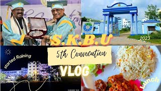 Sidho Kanho Birsha University | 5th Convocation 🎓 2023 Vlog | Crafty Diary