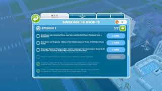 Simchase Challenge - Have your sims read the Simchase Rulebook from A bookshelf - Sims Freeplay