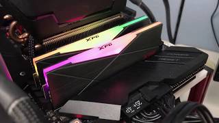 【原價屋】ADATA XPG SPECTRIX D50 RGB記憶體燈光展示！