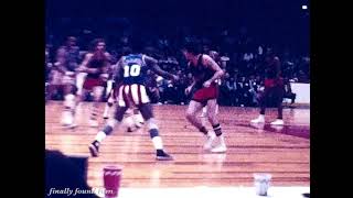 Vintage 1970s Harlem Globetrotters basketball game 8mm found footage Curly Neal Meadowlark Lemon