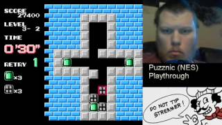 Puzznic (NES) Playthrough