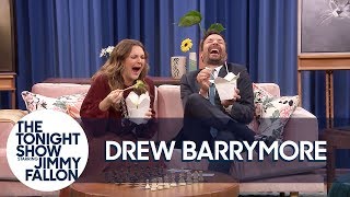 Drew Barrymore and Jimmy Do a Flower Home Catalogue Photo Shoot