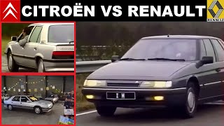 Comparison Citroën XM V6 against the Renault 25 V6 - May 1989