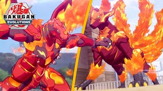 Dragonoid’s FIRST Battles in Bakugan Evolutions, Geogan Rising, Battle Planet & Armored Alliance 🔥