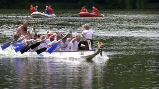 Drachenbootrennen auf dem Schwanenteich