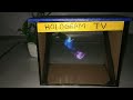 how to make 3d hologram video projector tv at home more simple way to make