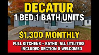 Affordable 1-Bedroom Apartments in Decatur GA | Section 8 Accepted | ALL Utilities Included!!