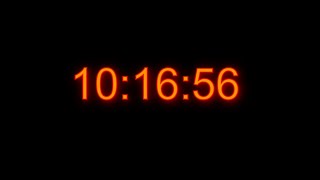 Create a Simple Neon Clock With HTML CSS & JavaScript