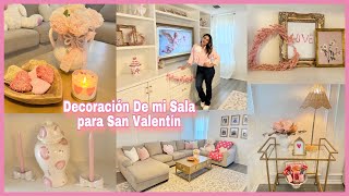 DECORACIÓN DE MI SALA Tv 🎀 San Valentín 2025