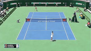 Victoria Azarenka vs Jelena Ostapenko | Indian Wells 2021 | Highlights | Azarenka vs Ostapenko