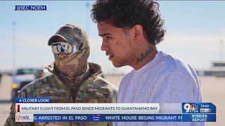 Military flight from El Paso sends migrants to Guantanamo Ba