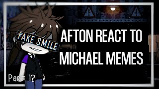 Aftons react to Michael Afton || Angst? || First Afton Vid!! || Shean Gacha.