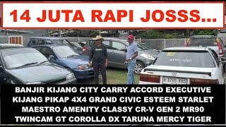 Stok Baru Obral 14 Juta Banjir Kijang Accord Starlet Twincam GT Civic Mobil Bekas Amanah Jalu Motor