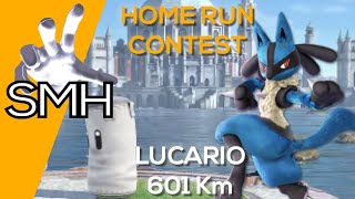 Smash Bros Ultimate - Home Run : Lucario 601,624 km