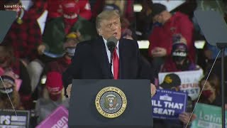 President Trump holds rally in Duluth after fundraiser in Shorewood