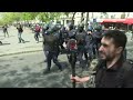 may day rally turns violent in paris afp