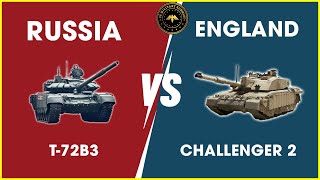 Who Wins!! T-72B3 (Russia) vs Challenger 2 (Uk): Which Tank is the Most Powerful | Military Summary