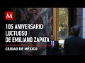 AMLO preside 105 Aniversario Luctuoso de Emiliano Zapata en Palacio Nacional