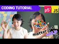 p5.js Coding Tutorial | Interactive Bridge with Bouncing Balls (matter.js + ml5.js)