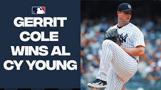 Yankees' Gerrit Cole unanimously wins the 2023 American League Cy Young Award! (2023 Highlights)