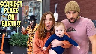 We take our baby to the scariest city during HALLOWEEN!!