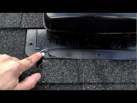 Improper Roof Vent Installation On New Improper Roof Vent Installation On New