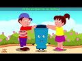 environmental songs for kids throw your waste in the garbage bin