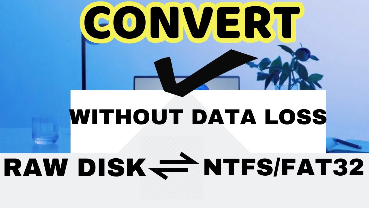 Convert To RAW To NTFS And FAT32 Without Data Loss - YouTube