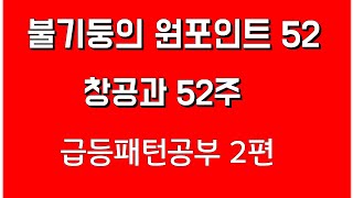 [불기둥의 원포인트52] 창공과 52주의 만남[급등패턴공부]2편