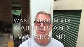 Wanderboom #18 Shuttle bus conversion Cabinets and update tour