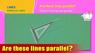 G4 - Module 37 - Exercise 1 - Are these lines parallel | Appu Series | Grade 4 Math Learning