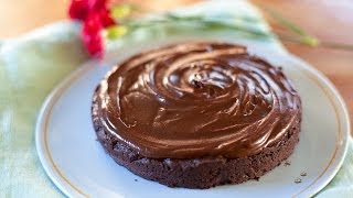Pastel de chocolate sin harina fácil