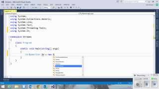 C# StreamReader/Writer