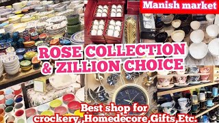 The Hidden Rose Collection of Manish Market |Best crockery shop @shabnamslifestyle