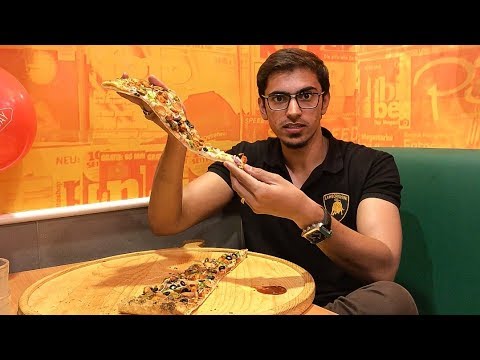 Pakistan S Largest Pizza Slice Challenge Accepted Youtube