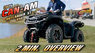 Overview | 2025 Can Am Outlander XT 850 | Just Arrived