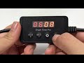 nicrew single channel led light timer pro instruction video model n15010