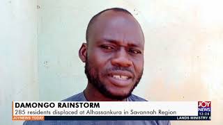 Damongo Rainstorm: 285 residents displaced at Alhassanankura in Savannah Region (23-4-21)