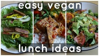 3 Easy Vegan Lunch Ideas // Healthy & Cheap