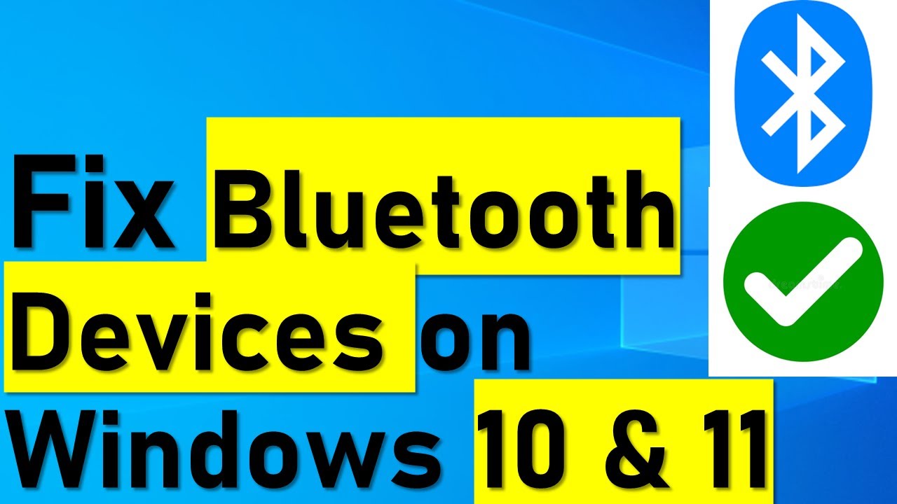 Fix Bluetooth Devices Not Working On Windows 11 - YouTube