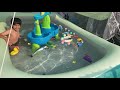 Sea Animals in the pool /Different toys place in water