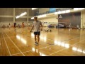 20130828孚瑪fuma badminton 大安xd雅萱 啟致vs小兔 姜哥