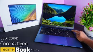 Realme book slim i3 review 🔥 | Unboxing | i3 11th gen | Backlit | 8GB 256GB | realme laptop | Hindi