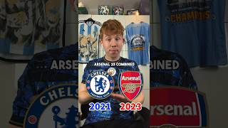 Chelsea 2021 vs Arsenal 2023 Combined XI 🧐 #shorts