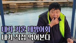 하정우 아닙니다.... 양준혁 대방어 직접 먹어보는 양사장