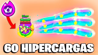 60 NUEVAS HIPERCARGAS para BRAWLERS de BRAWL STARS 🥳🤑😱